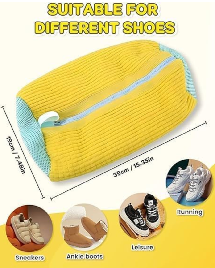 Shoe Washing Machine Bag – 360° Deep Clean