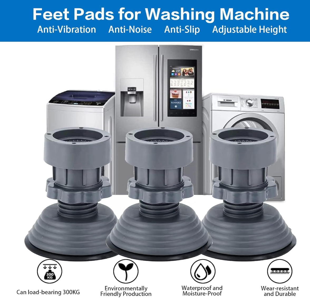 Washing Machine Anti-Vibration Pads