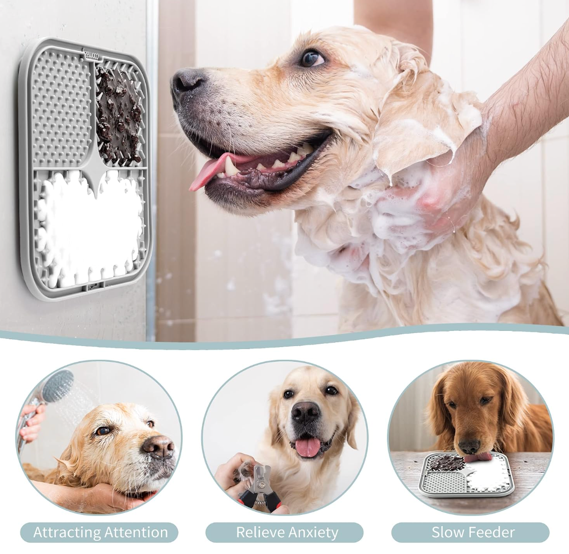Slow Feeding Lick Mat for Dogs & Cats🐾