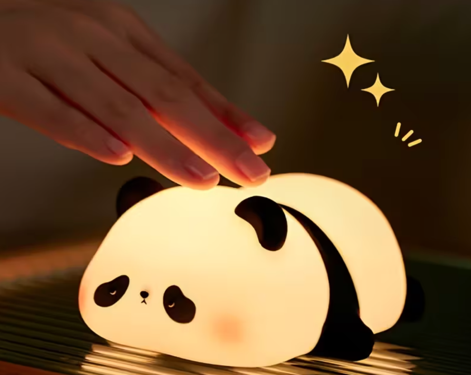 Stitch + Shinchan + Panda Night Lamp Combo – 3 Pc Set