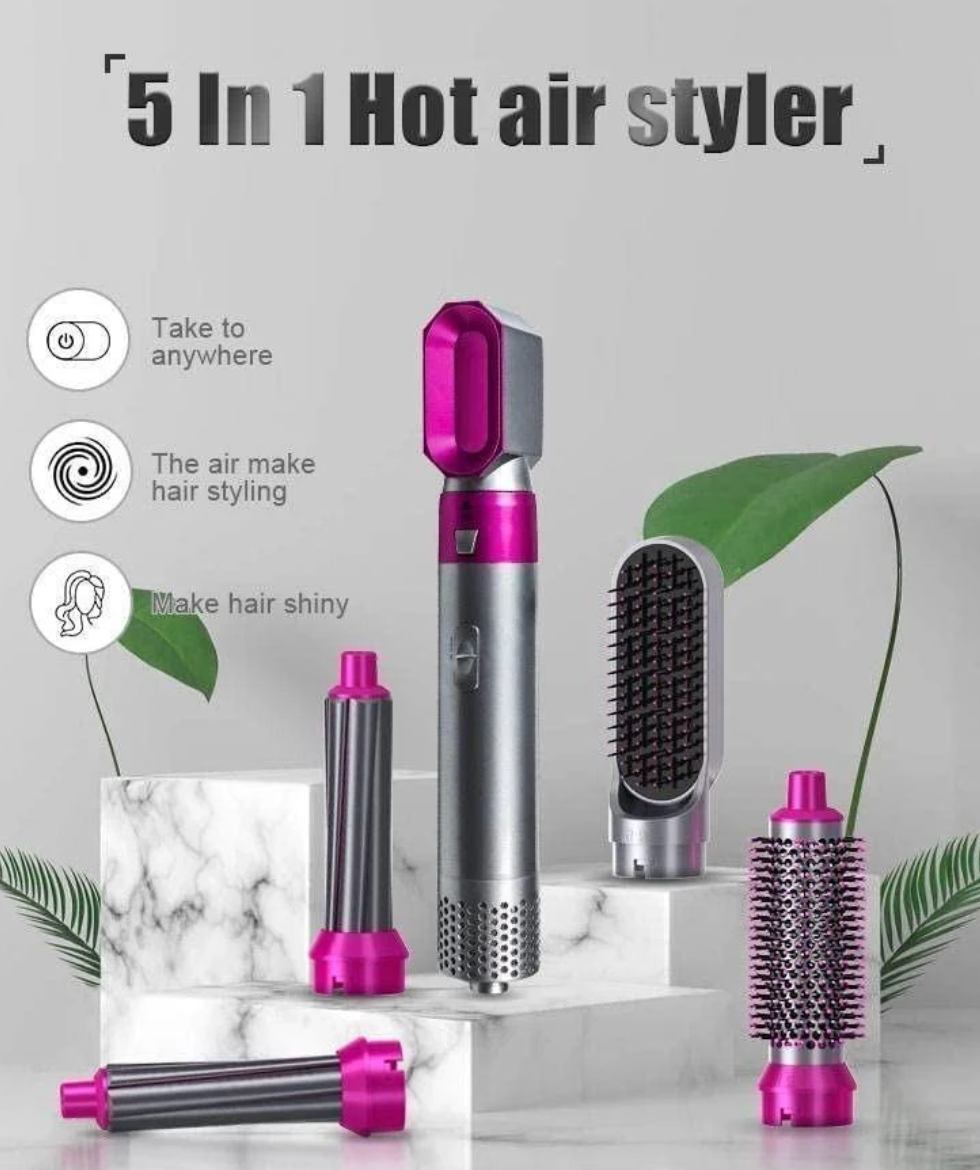 5-in-1 Air Hair Styler – Dry, Curl, Straighten & Volumize