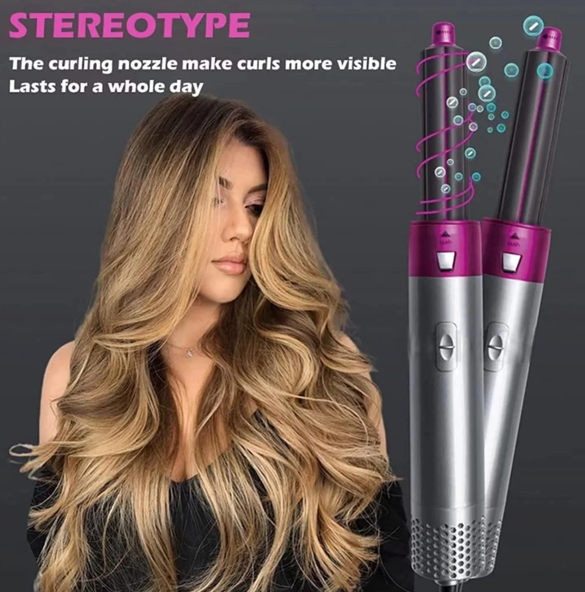 5-in-1 Air Hair Styler – Dry, Curl, Straighten & Volumize