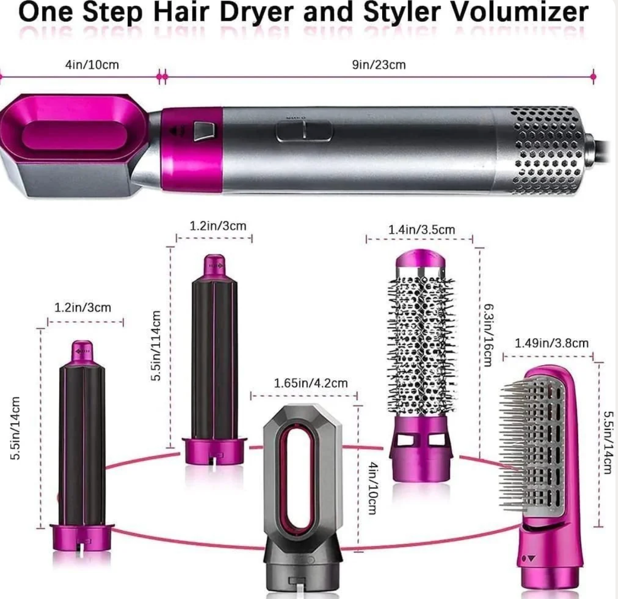5-in-1 Air Hair Styler – Dry, Curl, Straighten & Volumize