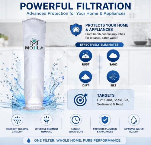 5 Micron Sediment Water Filter Bag – 20 Inch | Tank & Borewell Water Filter